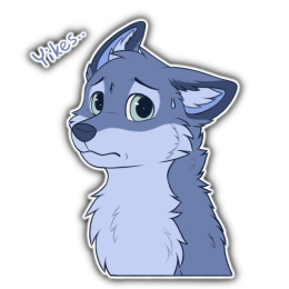 Blue fox character looking away worried, with the caption "Yikes…"